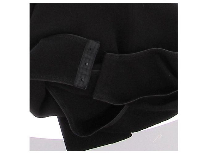 Body Alaïa in lana nero a maniche lunghe - vista 5