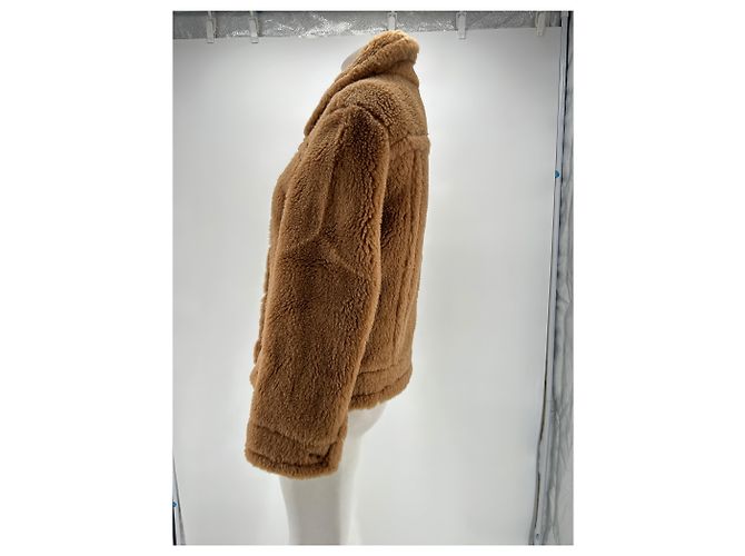 Max Mara Braune Pelzjacke - Ansicht 2