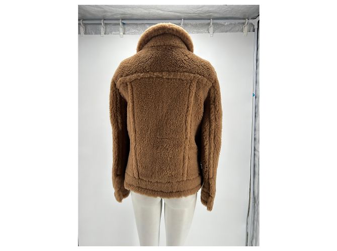 Max Mara Braune Pelzjacke - Ansicht 3
