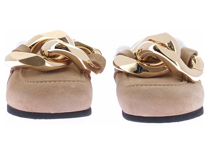 Mule JW Anderson in pelle beige Taglia 37 - vista 4