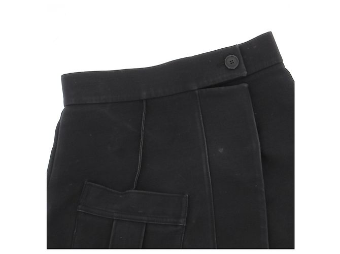 Falda trapézio de lana negra Louis Vuitton Negro - vista 5