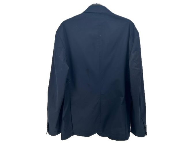 Selected Blazer in cotone blu navy - vista 2