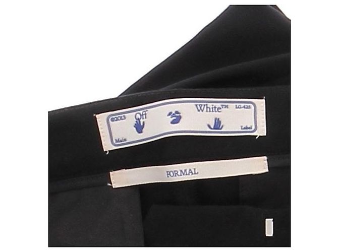 Pantaloni neri Off White Taglia 38 Nero - vista 6