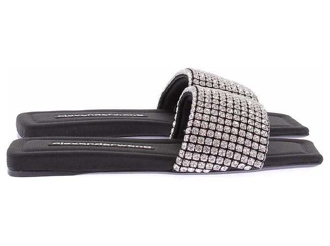 Alexander Wang Sandali neri con strass Nero - vista 2