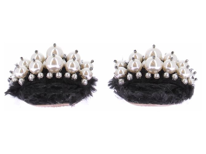 Alexander Wang Sandali neri con strass Nero - vista 4