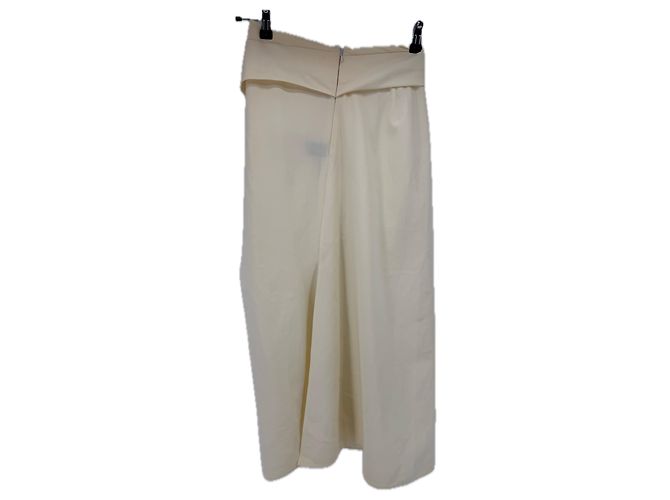 Autre Marque YEON Wollrock Creme Größe 36 Beige - Ansicht 2