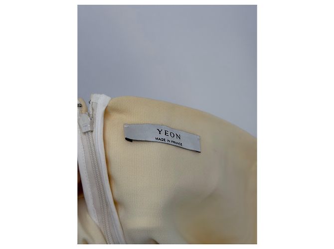 Autre Marque YEON Wollrock Creme Größe 36 Beige - Ansicht 3