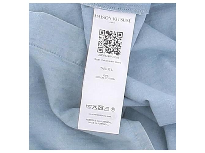 Autre Marque Camicia blu a maniche corte - vista 6