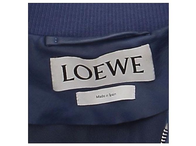 Loewe Lederjacke blau und braun - Ansicht 6
