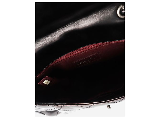 Chanel Borsa flap trapuntata in agnello nero 2015 - vista 7