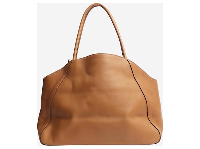 Prada Borsa a tracolla in pelle marrone - vista 2