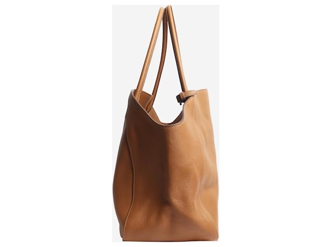 Prada Borsa a tracolla in pelle marrone - vista 3