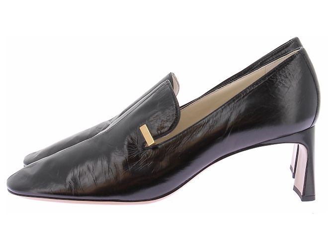 Phoebe Philo Mocassins à talons marron Noir - vue 3