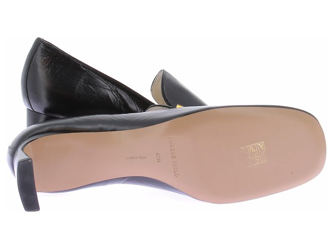 Phoebe Philo Mocassins à talons marron Noir - vue 7
