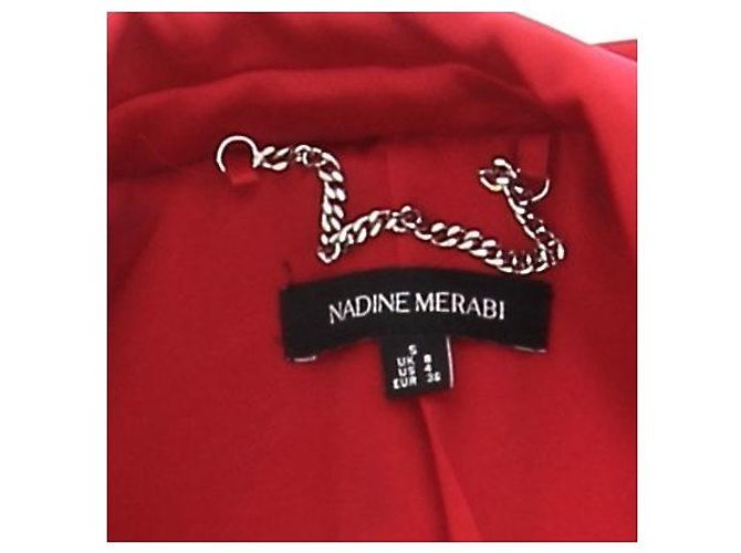 Autre Marque NADINE MERABI Red Blazer Dress - view 6