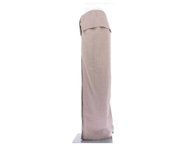 Jacquemus Gonna taupe La Montagne Beige - vista 4