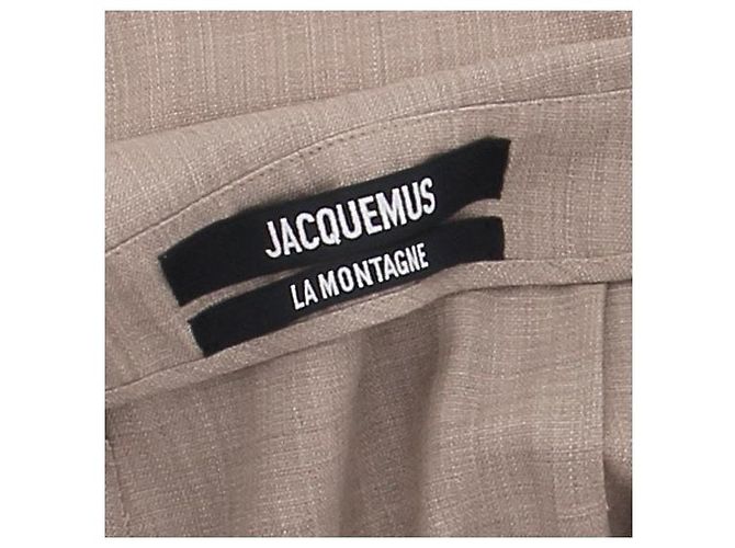 Jacquemus Gonna taupe La Montagne Beige - vista 5