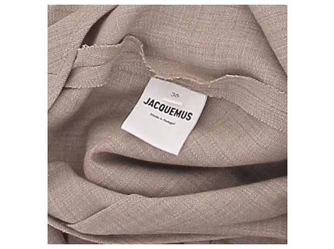 Jacquemus Gonna taupe La Montagne Beige - vista 6