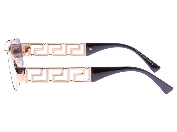 Versace Gafas de sol en metal dorado - vista 2
