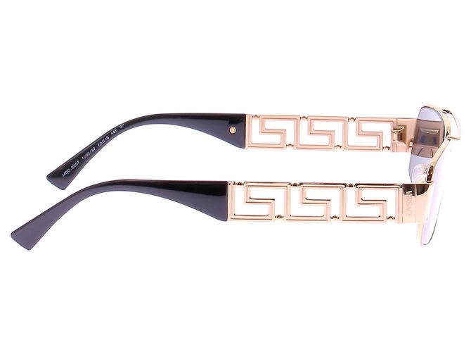 Versace Gafas de sol en metal dorado - vista 3