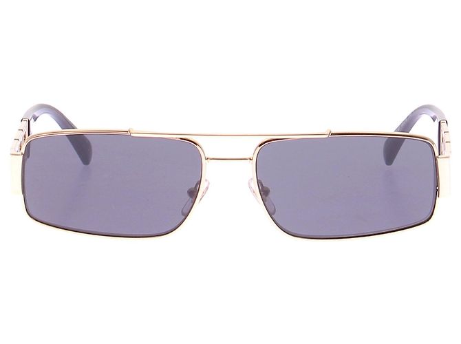 Versace Gafas de sol en metal dorado - vista 4