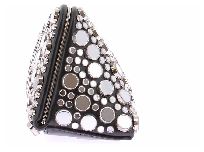 Attico Pochette con ornamenti a specchio Argento - vista 4