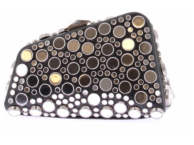 Attico Pochette con ornamenti a specchio Argento - vista 5