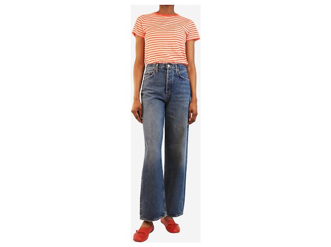 Agolde Vaqueros de pierna recta azules - talla UK 4 - vista 2