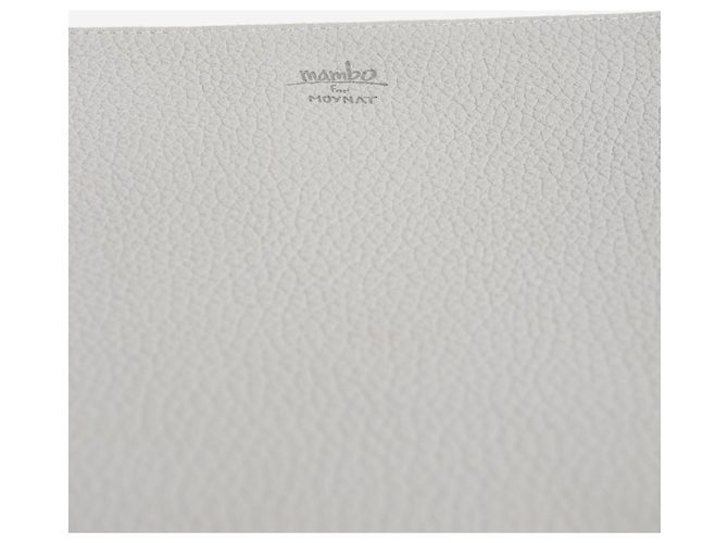 Moynat Pochette in pelle con zip grigia Grigio - vista 5
