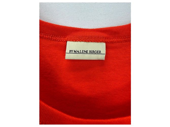 By Malene Birger Top de tirantes de algodón rojo Roja - vista 2