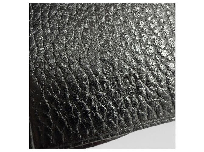Portachiavi in pelle Double G Gucci Nero - vista 11