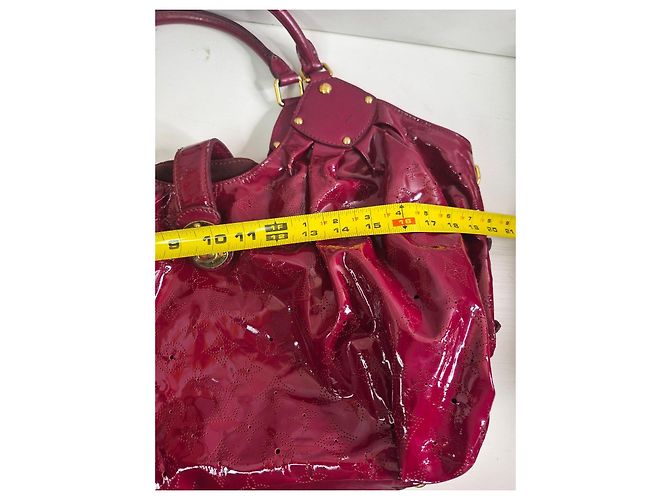 Louis Vuitton Monogram Vernis Reade Borsa Tote Bordò - vista 12