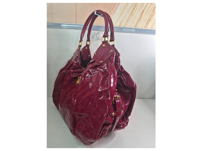 Louis Vuitton Monogram Vernis Reade Borsa Tote Bordò - vista 2