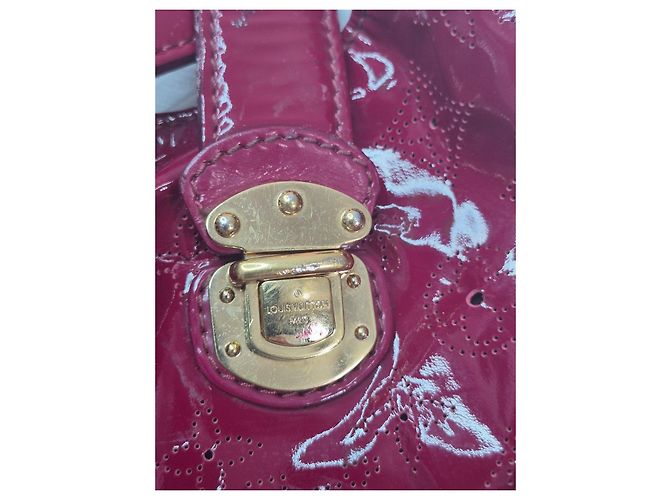 Louis Vuitton Monogram Vernis Reade Borsa Tote Bordò - vista 7