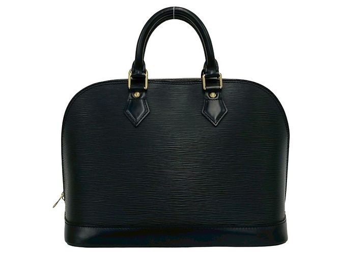 Louis Vuitton Alma Handtasche aus Epi-Leder Schwarz - Ansicht 3