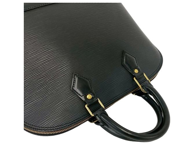 Louis Vuitton Alma Handtasche aus Epi-Leder Schwarz - Ansicht 4
