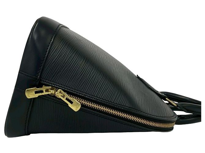 Louis Vuitton Alma Handtasche aus Epi-Leder Schwarz - Ansicht 6