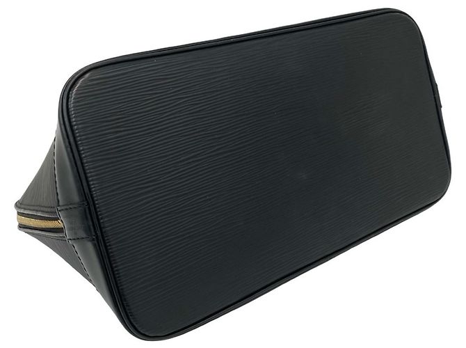 Louis Vuitton Alma Handtasche aus Epi-Leder Schwarz - Ansicht 7