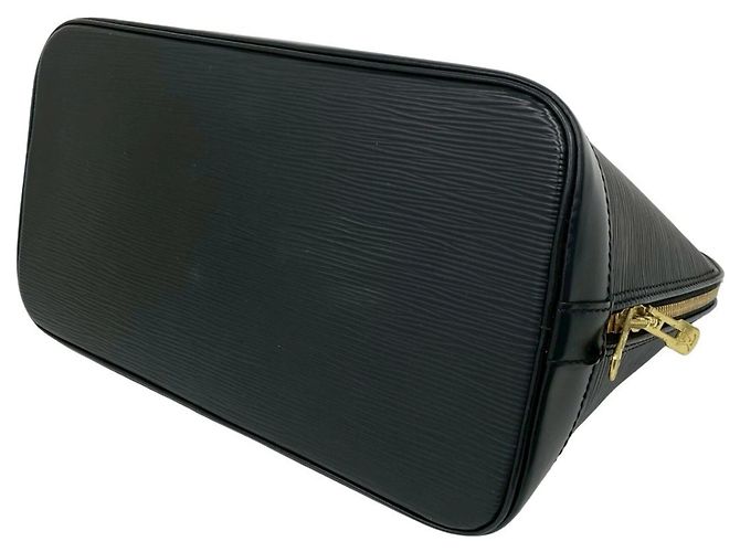 Louis Vuitton Alma Handtasche aus Epi-Leder Schwarz - Ansicht 8