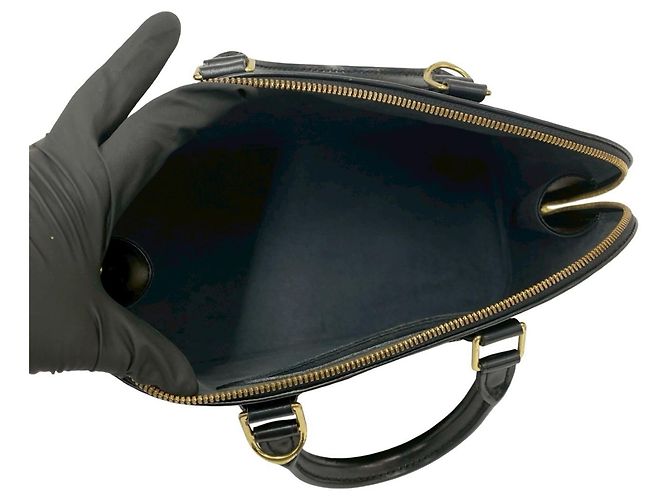 Louis Vuitton Alma Handtasche aus Epi-Leder Schwarz - Ansicht 9