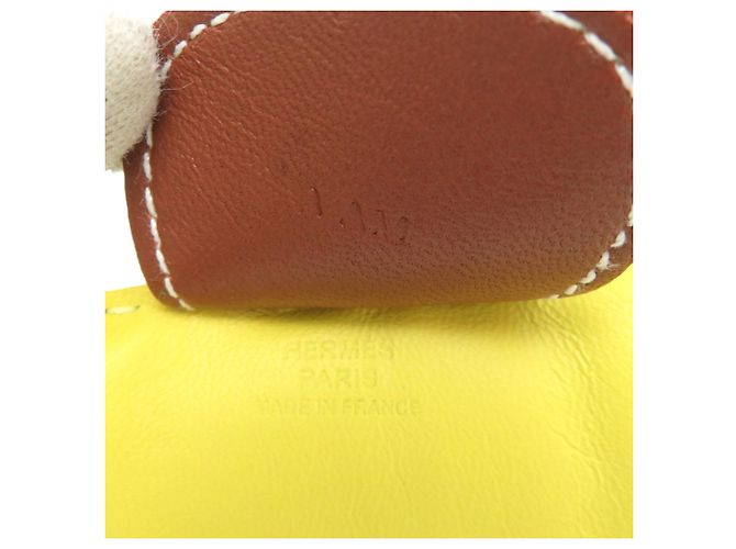 Hermès Charm per borsa Hermes Rodeo GM Rosso D'oro - vista 4