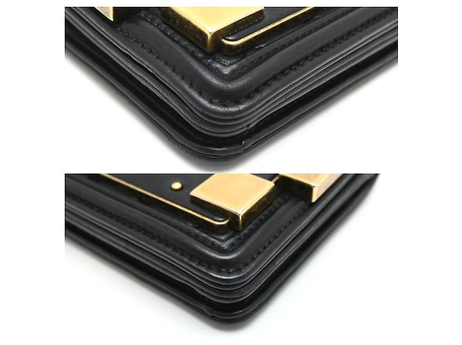 Borsa a tracolla Chanel Lego Boy da donna Nero - vista 8