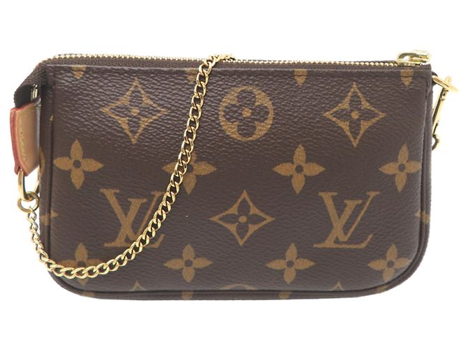 Pochette Louis Vuitton Mini Pochette Accessoires Castaño - vista 2