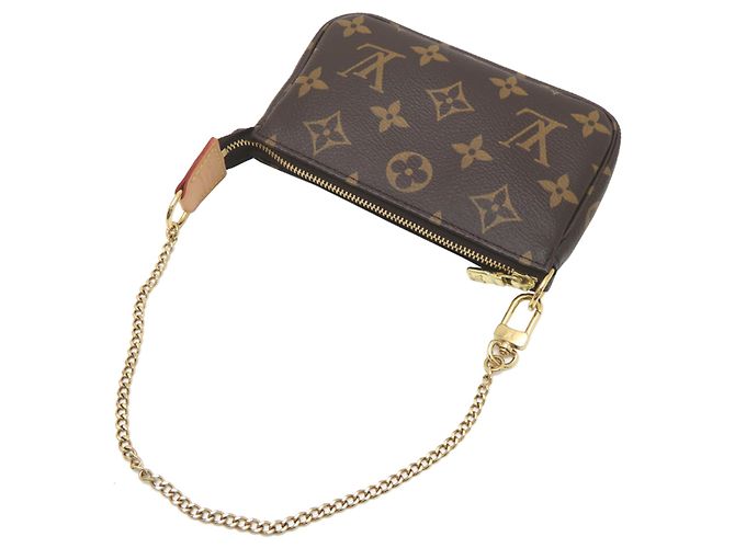Pochette Louis Vuitton Mini Pochette Accessoires Castaño - vista 4