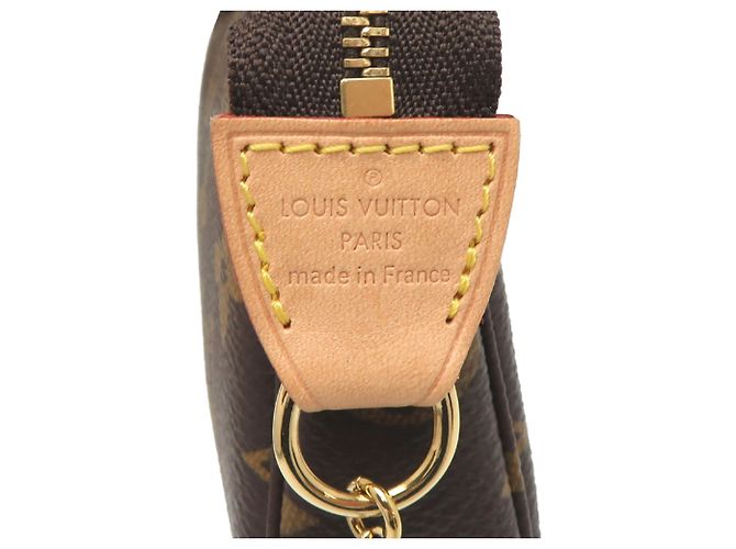 Pochette Louis Vuitton Mini Pochette Accessoires Castaño - vista 7