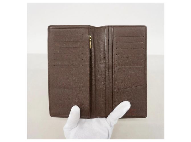 Louis Vuitton Damier Portefeuille Brazza Long Wallet Damier ebene - vista 3