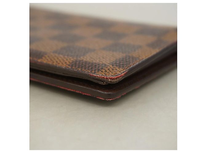 Louis Vuitton Damier Portefeuille Brazza Long Wallet Damier ebene - vista 5