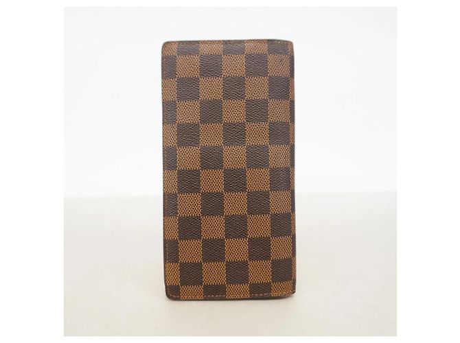 Louis Vuitton Damier Portefeuille Brazza Long Wallet Damier ebene - vista 8
