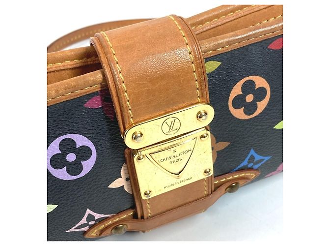 Borsa 2-Way Louis Vuitton Monogram Multicolor Shirley Nero - vista 13