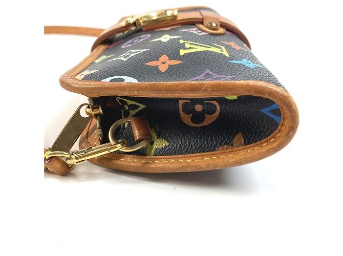 Borsa 2-Way Louis Vuitton Monogram Multicolor Shirley Nero - vista 3